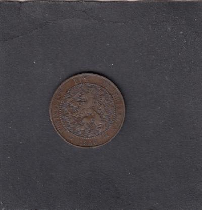 Beschrijving: 2 1/2 Cent WILHELMINA
